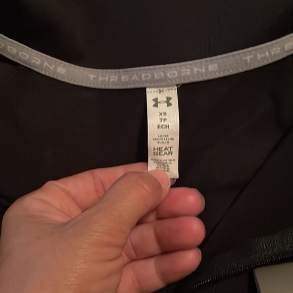 Under Armour threadborne black 1/4 zip NWT - Picture 6 of 12